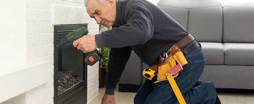 New Indoor Fireplace Installation in Plainview, Texas