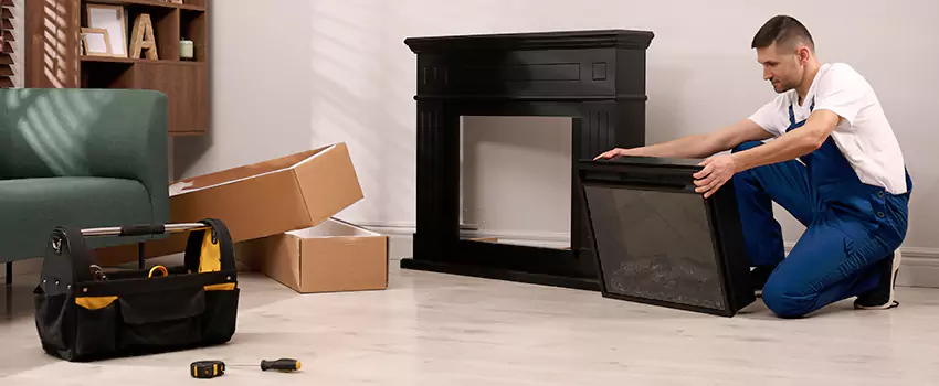 Old Rusted Metal Fireplace Repair And Replacement in Plainview, TX