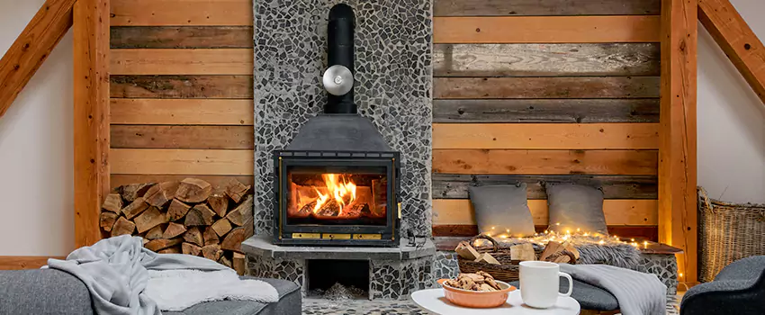 Thelin Hearth Products Direct Vent Gas Stove Fireplace Inspection in Plainview, Texas